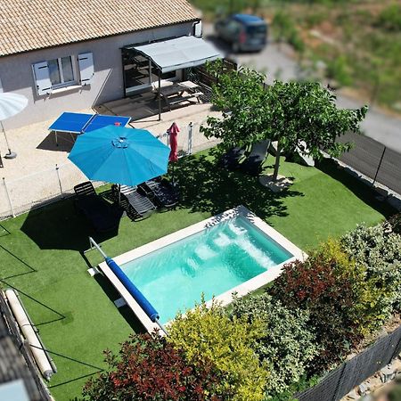 En Ardeche, Gite L'Odyssee Climatise Avec Sa Piscine Privee Et Chauffee Joyeuse Dış mekan fotoğraf